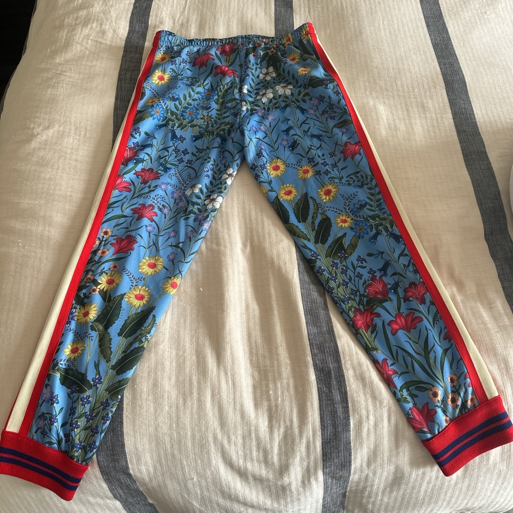 AUTHENTIC Gucci Floral Track Pants
